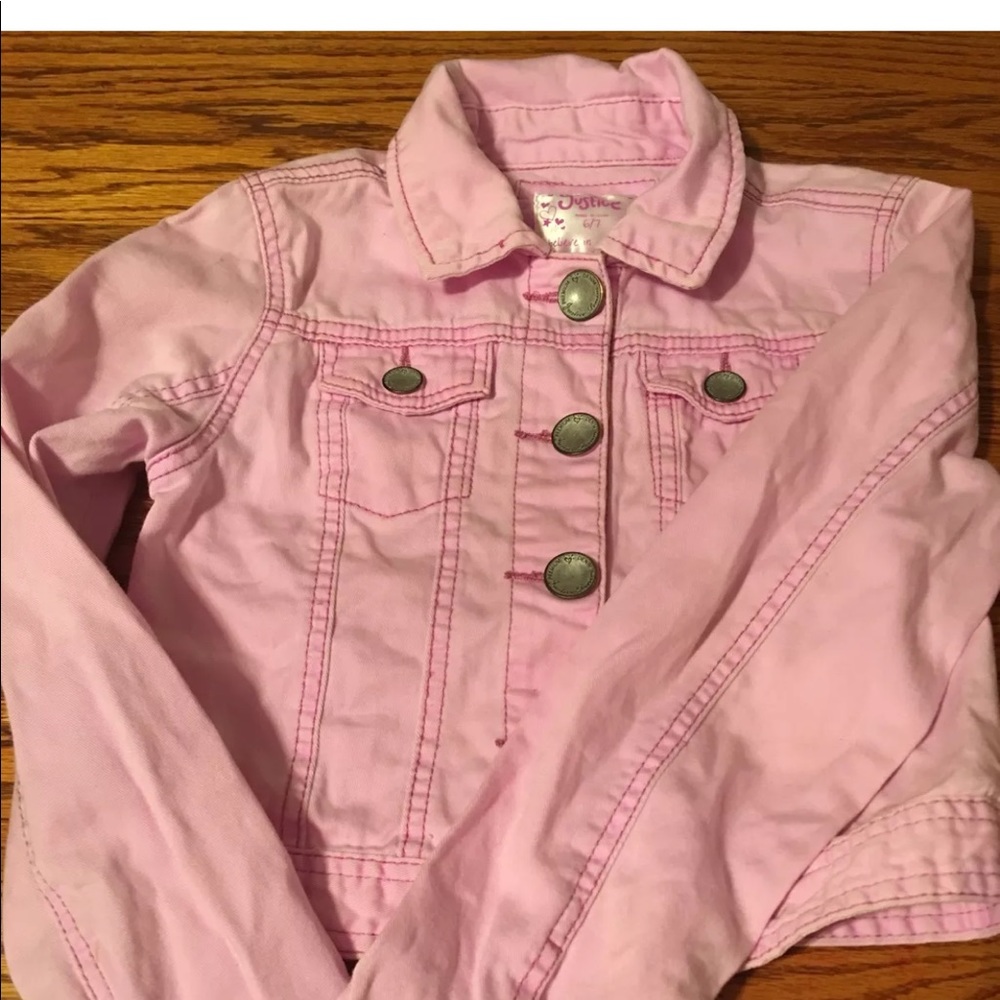 Justice jean jacket